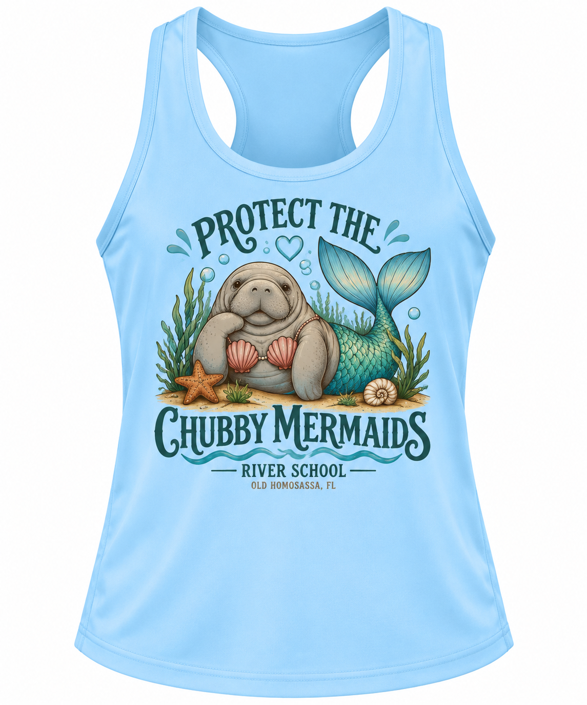 Chubby Mermaids Youth Tank Top